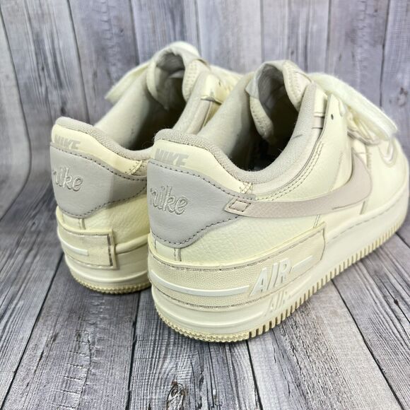 Nike Air Force 1 Low Shadow Coconut Milk CU8591-102 Women’s Size 10 US - Picture 3 of 10